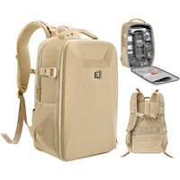 Sac À Dos Rigide Pour Appareil Photo Reflex Numérique Avec Compartiment Pour Ordinateur Portable De 15,6 Pouces, Étui Étanche Compatible Avec Drone Canon/Nikon/Sony/Dji Mavic-Twinsim
