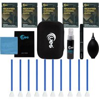 Kit de Nettoyage pour capteur d'appareil Photo Reflex numérique et Objectif : pinceaux de Nettoyage APS-C, Nettoyeur, souffleur d'air, Chiffon en