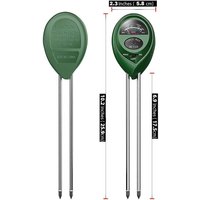 Testeur de sol 3 en 1 pour l'humidité, le pH et la lumière du soleil avec ensemble complet d'outils pour bonsaï pour le jardinage intérieur et