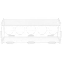 Conteneur alimentaire en acrylique de qualité supérieure pour poules et animaux domestiques ¿ Transparent, durable, léger, facile à nettoyer, 22,5 x