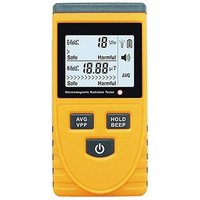 Compteur EMF pour la mesure des champs électriques et magnétiques, double fonctionnalité, système d'alarme, verrouillage des données, conception