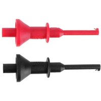 Pince à crochet de test professionnelle ¿ ABS durable, légère et polyvalente pour les tests et réparations de circuits intégrés, lot de 2