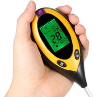 Testeur d'humidité du sol 4 en 1 : pH, température, ensoleillement et humidité ¿ Outil de jardinage numérique