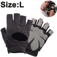 Gants d'entraînement réglables en nylon avec protection de la paume, adhérence optimale, design respirant, disponibles en S, M, L, rose, noir
