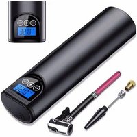 Mini pompe à air électrique à remplissage rapide, alliage d'aluminium, 150 psi, batterie 2000 mAh, portable avec éclairage LED, chargement USB