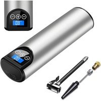 Mini pompe à air électrique à remplissage rapide 150 PSI, portable en alliage d'aluminium, rechargeable par USB, lumière LED, batterie 2000 mAh
