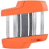 Affûteuse de chaîne manuelle en métal et plastique, orange, 32 x 6,5 x 1,5 cm, outil durable pour le travail du bois et le meulage efficace de la