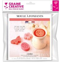 Moules À Fondants - Printemps - 4 Pcs