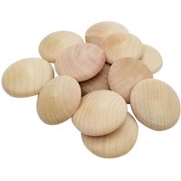 25 chevilles en bois pour meubles et escaliers - Design durable et minimaliste, 2 x 2 x 1 cm