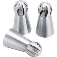 Lot de 3 douilles à glaçage sphériques russes
