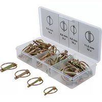 ASSORTIMENT DE 50 GOUPILLES CLIPS DE SECURITE, AGRICOLES