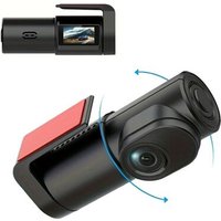 Caméra embarquée Full HD 1080p avec vision nocturne, Wi-Fi, rotation à 360°, surveillance du stationnement, enregistrement en boucle et accéléromètre