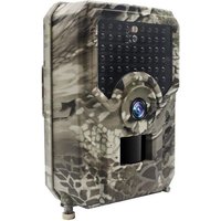 Caméra de surveillance animalière 1080p avec capteur 12 MP, vision nocturne, temps de déclenchement de 0,8 s, étanchéité IP54 pour une utilisation en
