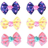 Lot De 6 Jolies Pinces À Cheveux Pour Animaux De Compagnie ¿ Épingles À Cheveux Noeud Papillon Pour Chiens Et Chiots ¿ Accessoires Élégants Pour