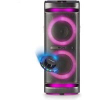 Enceinte Active SONO DJ NGS WILDSPACE2 - 2000W, Bluetooth, USB/AUX, Lumière LED, TWS, 1 SUB 10", Soirée, Fête, Jeu de lumière