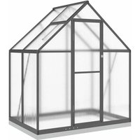 Serre Tente Abri Plante Fleur Légumes Avec Cadre De Base 169 X 114 X 202 Cm Aluminium Anthracite Helloshop26 02_0044486
