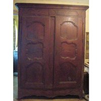 Armoire De Mariage Normande Marron
