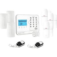 Kit alarme maison connectée sans fil wifi box internet et gsm futura blanche smart life- lifebox - kit3