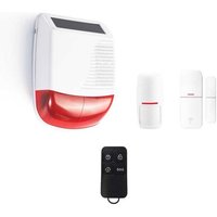 Kit alarme autonome extérieure solaire pour garage, chantier