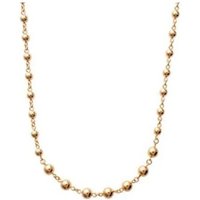 Collier Maille Boule Plaqué Or 18 Carats Bijoux - Bijouxia