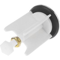 Bouchon de lavabo haut de gamme pour baignoires et éviers ¿ Bouchon de vidange standard européen, facile à utiliser et à nettoyer, finition grise