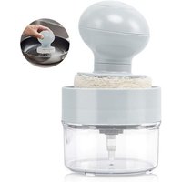 Brosse à vaisselle haut de gamme avec distributeur de savon et support ¿ Ergonomique, facile à nettoyer, idéale pour les casseroles, la vaisselle et
