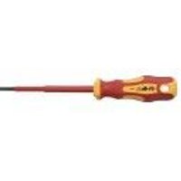 Tournevis isolé VDE électricien fente 4 mm longueur lame 100 mm BGS TECHNIC