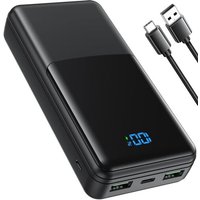 Gothicana By Empbatterie Externe, 30w 27000mah Power Bank, Batterie Portable Usb C (Entrée/Sortie) Pd3.0 Qc4.0 Charge Rapide Chargeur Avec Affichage