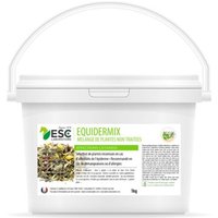 Equidermix, Complémenta Alimentaire Démangeaisons Saisonnières Cheval – Mélange De Plantes , Cheval Pot De 1 Kg
