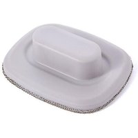 Lot de 2 brosses de nettoyage pour vitres avec manche ¿ Poils doux et résistants pour une élimination efficace de la poussière ¿ Gris