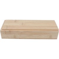 Boîte de rangement élégante en bambou ¿ Organiseur en bois brut pour la maison, le bureau et l'artisanat ¿ Idée cadeau parfaite