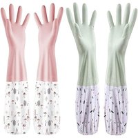 Gants de vaisselle à manches longues résistants à l'huile