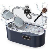 Nettoyeur de bijoux à ultrasons 450 ml - Portable, 4 modes, nettoyage en profondeur pour lunettes, montres, prothèses dentaires et plus encore
