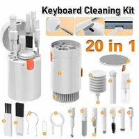 Kit de nettoyage 19 en 1 pour écran et clavier d'ordinateur portable (MacBook, iPad, iPhone)