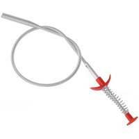 Bâton de débouchage flexible de 85 cm ¿ Outil efficace pour déboucher les canalisations des éviers et des salles de bains ¿ Élimine les poils et les