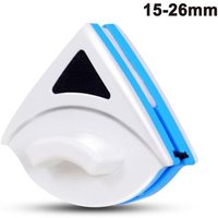 Essuie-glace magnétique pour vitres - Outil de nettoyage de vitres double face pour fenêtres de grande hauteur, sûr et efficace
