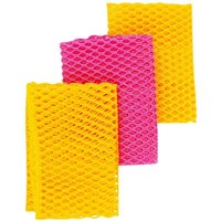 Lot de 3 chiffons à vaisselle innovants - Anti-rayures, résistants aux odeurs et à séchage rapide pour un nettoyage en toute sécurité