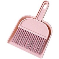 Ensemble mini-balai et pelle à poussière compacts : outil de nettoyage écologique pour la maison, les enfants et le quotidien