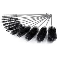 Ensemble de 13 brosses tubulaires en nylon pour nettoyer bouteilles, pailles, machines à expresso et plus encore