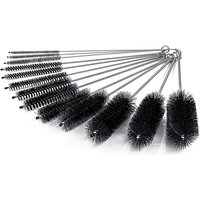Ensemble de 13 brosses tubulaires en nylon de qualité supérieure pour le nettoyage de la cuisine