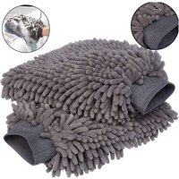 Gants de lavage de voiture en microfibre chenille de qualité supérieure (paquet de 2)