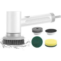 Brosse rotative électrique ZaneForest S1 : 3 têtes de brosse, étanche IPX7, rechargeable, outil de nettoyage puissant