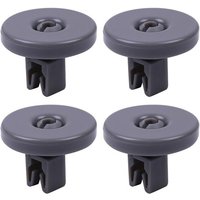 Lot de 4 roulettes de remplacement pour panier inférieur de lave-vaisselle en ABS durable pour une compatibilité universelle