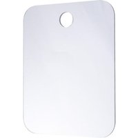 Miroir de douche antibuée pour le rasage Facile à nettoyer, portable et durable en PMMA Idéal pour la maison et les voyages 17,3 x 13,2 cm
