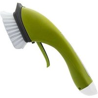 Brosse à vaisselle anti-rayures avec distributeur de savon