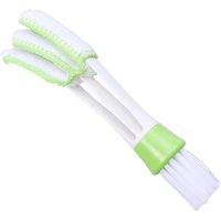 Mini plumeau de nettoyage ¿ Brosse à double extrémité pour dépoussiérer efficacement les climatiseurs, les claviers et les stores