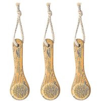 Lot de 3 brosses nettoyantes pour le visage en poils naturels ¿ Brosse exfoliante en bois pour une peau éclatante