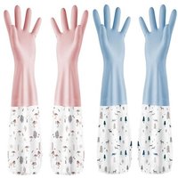 Gants de vaisselle durables à manchettes longues