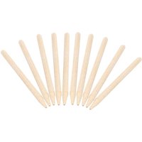 Lot de 30 stylos à gratter ¿ Stylets en bois pour l'art, le bricolage et l'artisanat ¿ Finition lisse, sans danger pour tous les utilisateurs