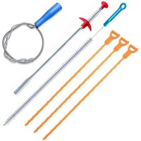 Lot de 6 déboucheurs de canalisations ¿ Outils de débouchage ultimes pour la cuisine et la salle de bain